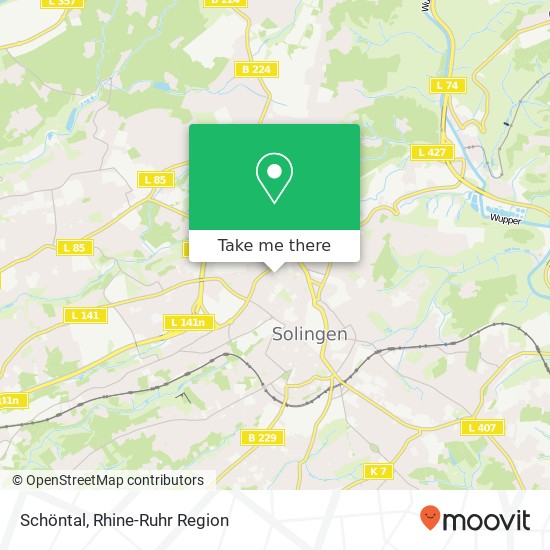 Schöntal map