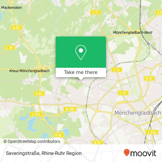 Severingstraße map