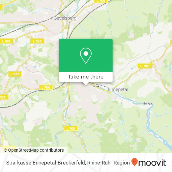 Sparkasse Ennepetal-Breckerfeld map