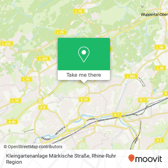 Kleingartenanlage Märkische Straße map