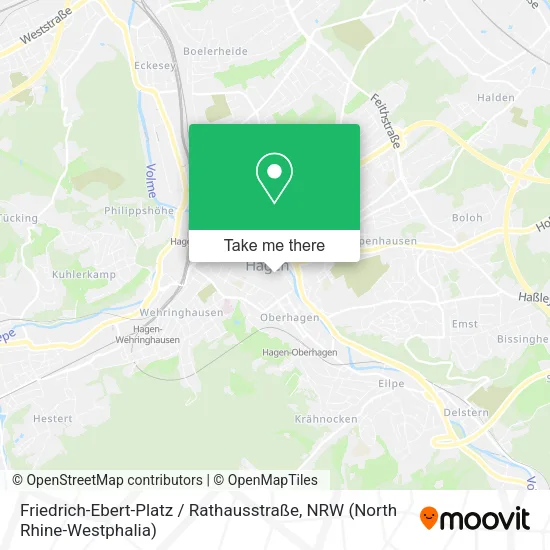 Карта Friedrich-Ebert-Platz / Rathausstraße