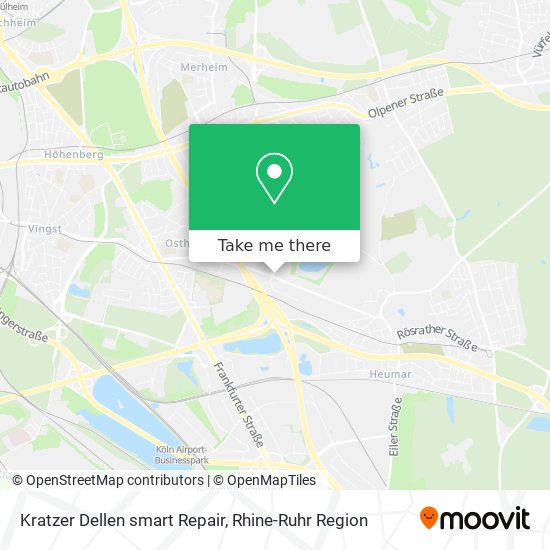Kratzer Dellen smart Repair map