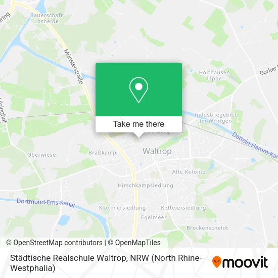 Карта Städtische Realschule Waltrop