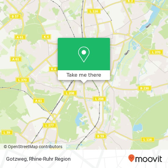 Gotzweg map