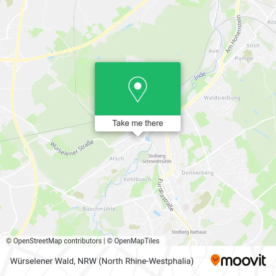 Карта Würselener Wald