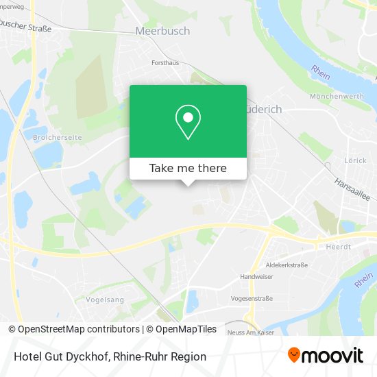 Hotel Gut Dyckhof map