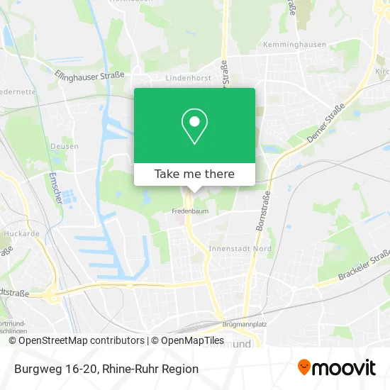 Карта Burgweg 16-20