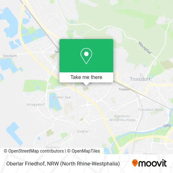 Oberlar Friedhof map