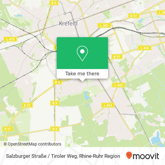 Карта Salzburger Straße / Tiroler Weg