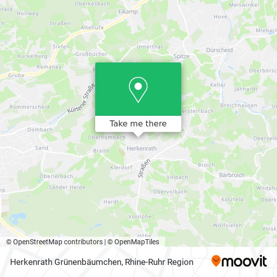 Herkenrath Grünenbäumchen map