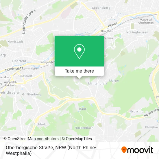 Карта Oberbergische Straße
