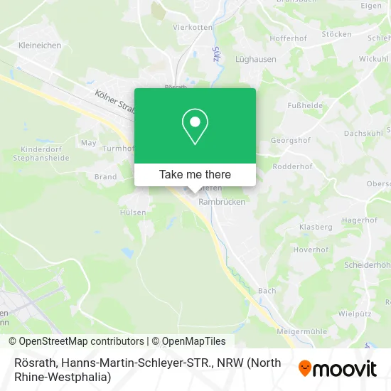 Rösrath, Hanns-Martin-Schleyer-STR. map