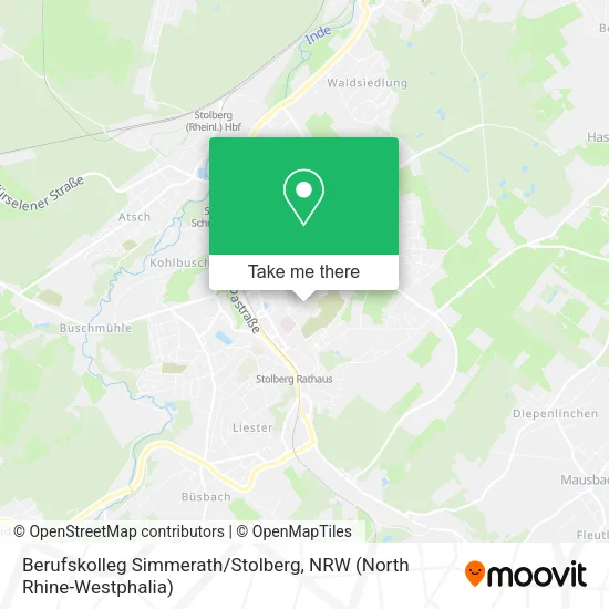 Карта Berufskolleg Simmerath / Stolberg