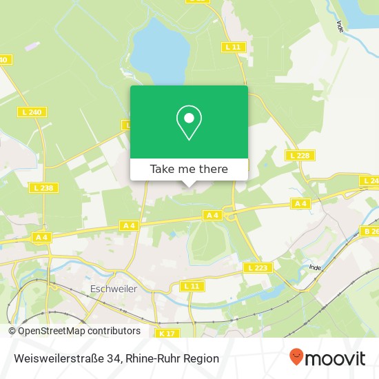 Weisweilerstraße 34 map