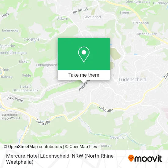Mercure Hotel Lüdenscheid map