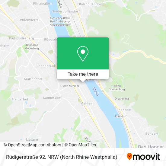 Карта Rüdigerstraße 92