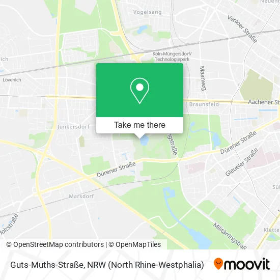 Карта Guts-Muths-Straße