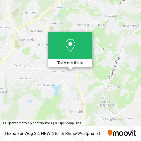 Карта Hixholzer Weg 22