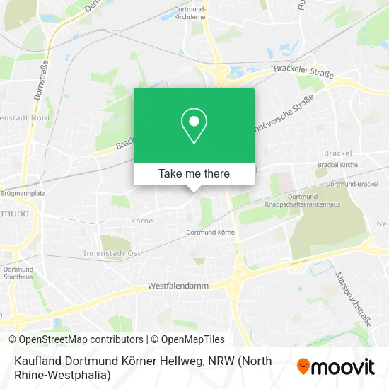 Карта Kaufland Dortmund Körner Hellweg