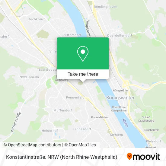 Карта Konstantinstraße