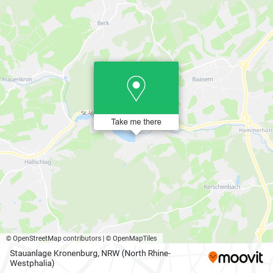 Карта Stauanlage Kronenburg