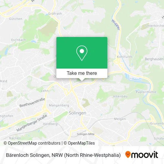 Карта Bärenloch Solingen