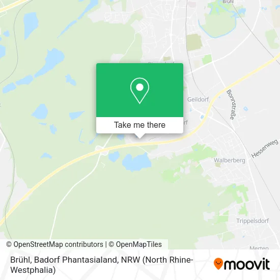 Карта Brühl, Badorf Phantasialand