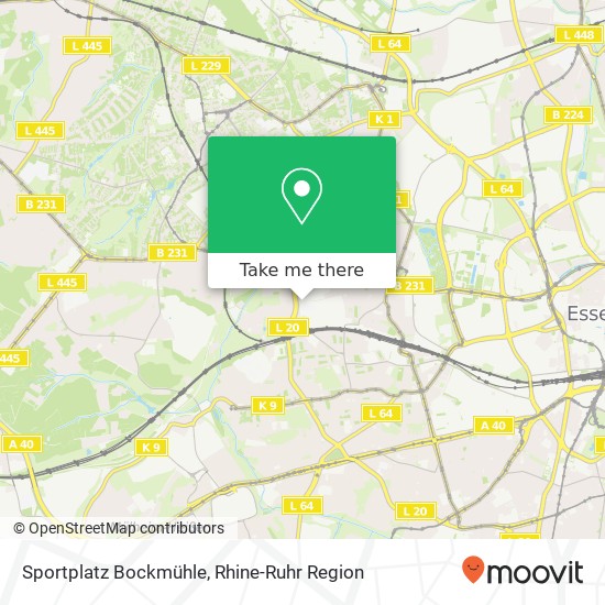 Карта Sportplatz Bockmühle