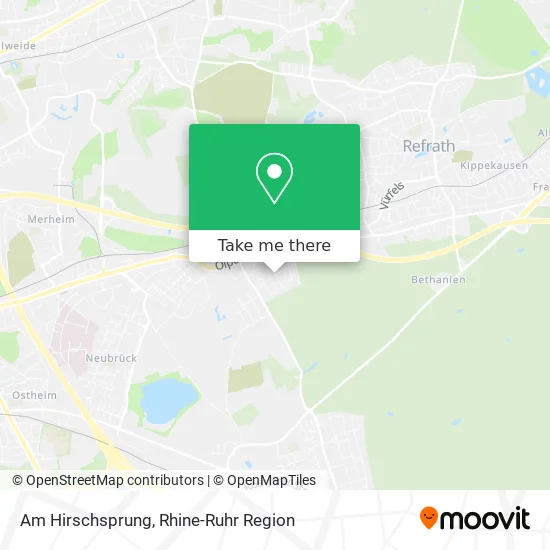 Карта Am Hirschsprung