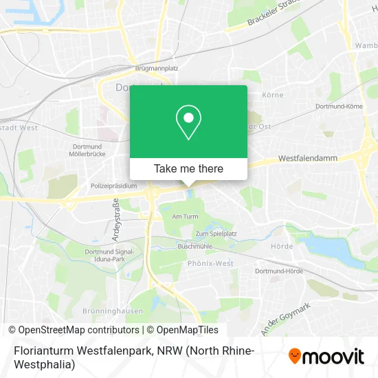 Карта Florianturm Westfalenpark