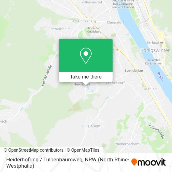 Карта Heiderhofring / Tulpenbaumweg