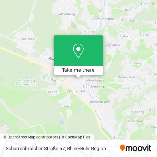 Scharrenbroicher Straße 57 map