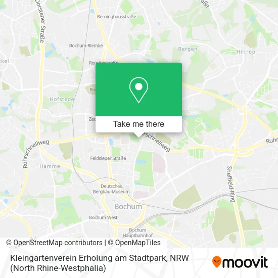 Карта Kleingartenverein Erholung am Stadtpark