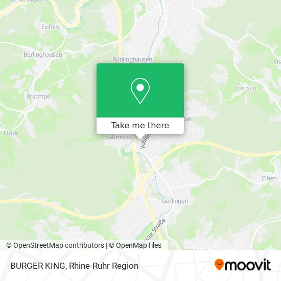 Карта BURGER KING