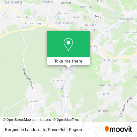 Bergische Landstraße map