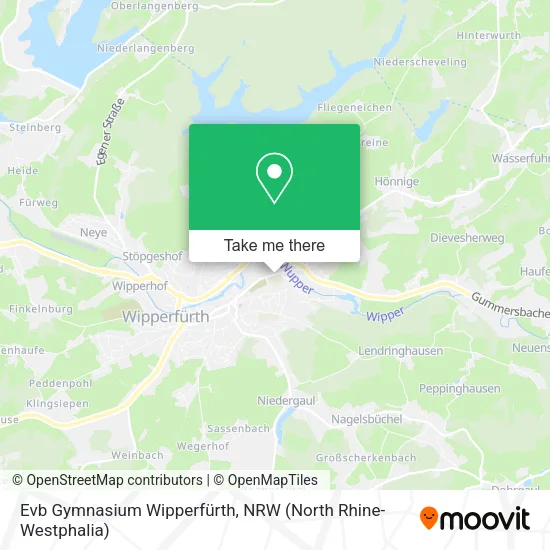 Карта Evb Gymnasium Wipperfürth