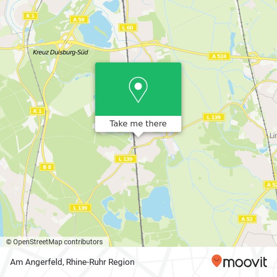 Am Angerfeld map