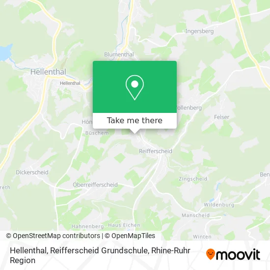 Hellenthal, Reifferscheid Grundschule map