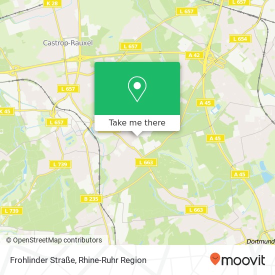 Frohlinder Straße map