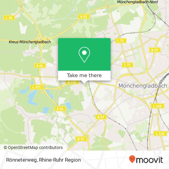 Rönneterweg map