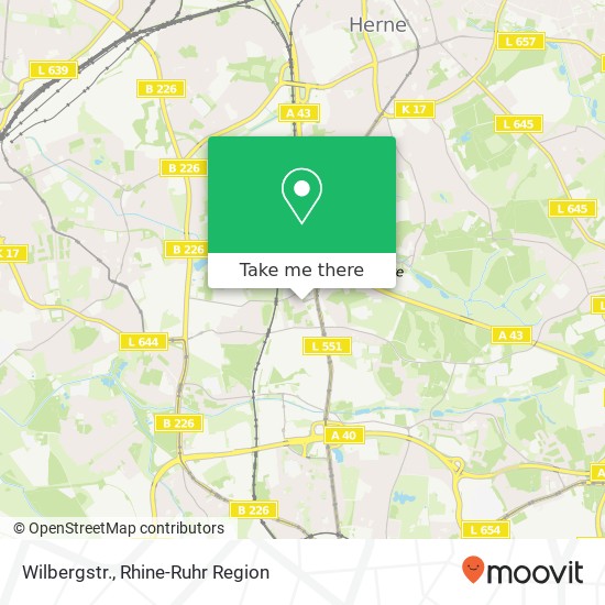 Wilbergstr. map