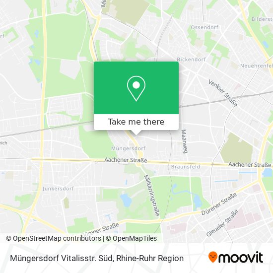 Müngersdorf Vitalisstr. Süd map