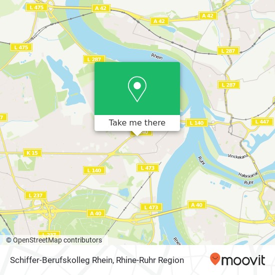 Schiffer-Berufskolleg Rhein map