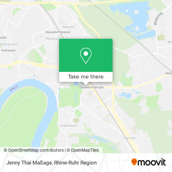 Jenny Thai Maßage map