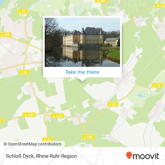 Карта Schloß Dyck