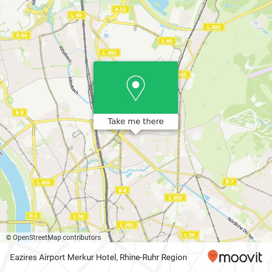 Eazires Airport Merkur Hotel map