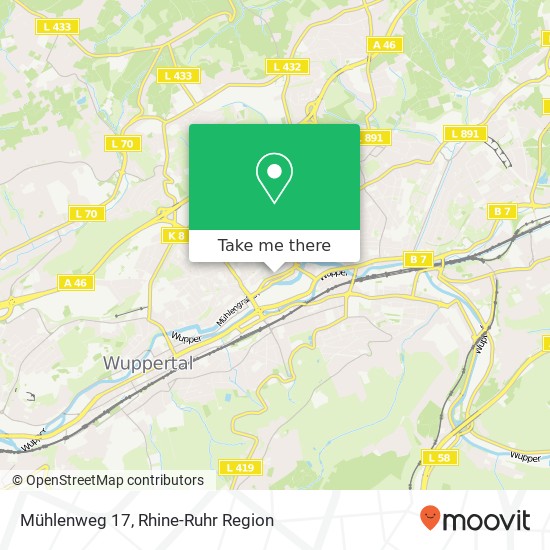 Карта Mühlenweg 17