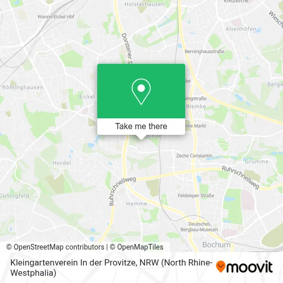 Kleingartenverein In der Provitze map