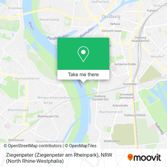 Карта Ziegenpeter (Ziegenpeter am Rheinpark)