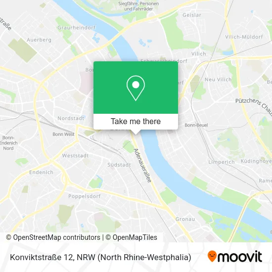 Карта Konviktstraße 12